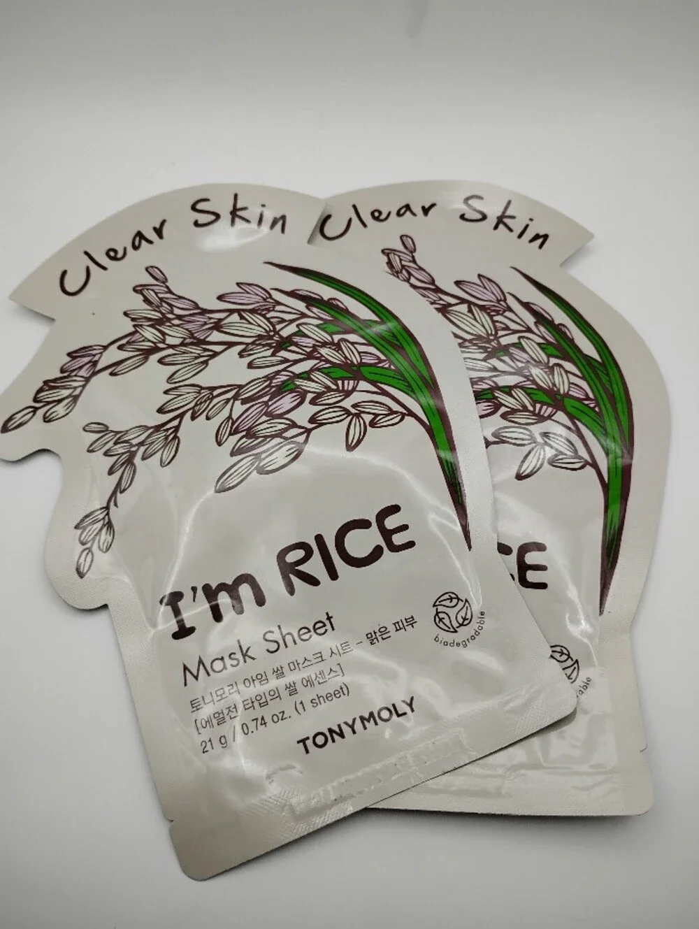 X2-TONYMOLY Rice Skincare Mask - Set of 2